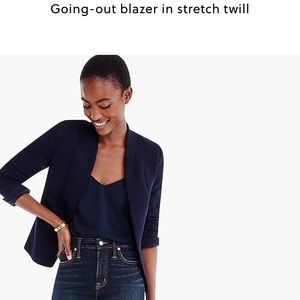 J Crew - Going Out Blazer - 6 - Navy